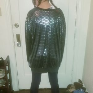 Silver Threads shimmery long-sleeve shirt